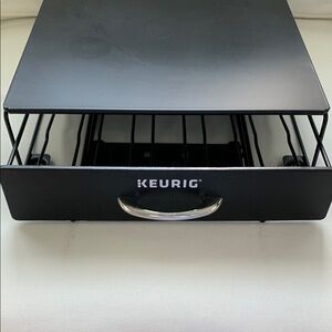 Keurig Black Coffee Pod Storage Drawer and Organizer